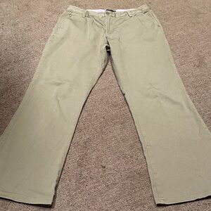 Lands' End Women’s Tan Size 6 Bootcut Chinos—Office